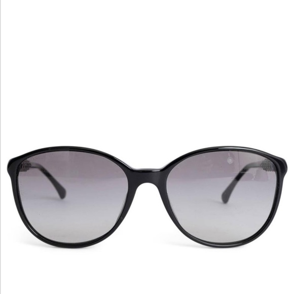 Chanel 5207 Black Studded Cateye Sunglasses - Picture 9 of 14